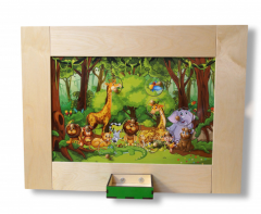 Тактильно-развивающая панель «Мир зверей» - fgospostavki.ru - Королёв