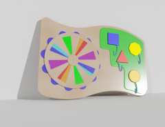 Тактильно-развивающая панель «Яркие краски» - fgospostavki.ru - Королёв