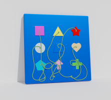 Тактильно-развивающая панель «Геометрия» - fgospostavki.ru - Королёв