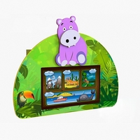 Сенсорный настенный коррекционно-развивающий комплекс Бегемотик - fgospostavki.ru - Королёв