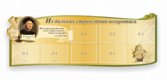 Стенд резной "Из дальних странствий возвратясь" - fgospostavki.ru - Королёв