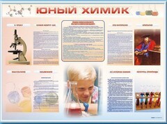 Стенд-уголок "Юный химик" - fgospostavki.ru - Королёв