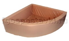 Сухой бассейн угловой полукруглый (без рисунка) - fgospostavki.ru - Королёв
