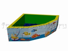 Сухой бассейн угловой с шелкографией - fgospostavki.ru - Королёв