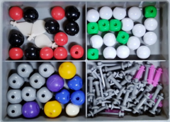 Комплект моделей атомов для составления моделей молекул со стержнями лабораторный - fgospostavki.ru - Королёв