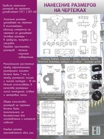Стенд "Нанесение размеров на чертежах" - fgospostavki.ru - Королёв