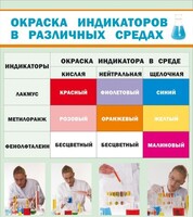 Стенд "Окраска индикаторов в различных средах" - fgospostavki.ru - Королёв