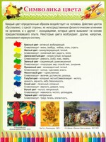 Стенд "Символика цвета" - fgospostavki.ru - Королёв