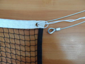 Сетка для бадминтона с тросом (1,5 миллиметра) - fgospostavki.ru - Королёв