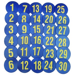 Резиновые диски с числовой маркировкой - fgospostavki.ru - Королёв