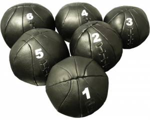 Медицинбол (1 килограмм, натуральная кожа) - fgospostavki.ru - Королёв