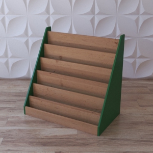 Стеллаж-витрина для книг "Познавательная горка" - fgospostavki.ru - Королёв