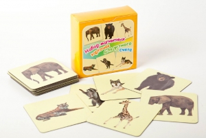 Набор магнитных карточек "Устный счет" (фон желтый) - fgospostavki.ru - Королёв