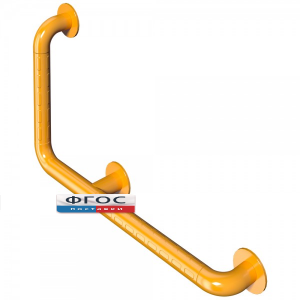 Поручень вертикальный угловой "Антибак" 600 х 350 миллиметров - fgospostavki.ru - Королёв