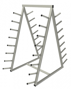 Стойка для бодибаров двусторонняя (32 бодибара) - fgospostavki.ru - Королёв