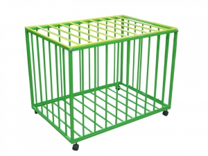 Контейнер для мячей на колесиках (разборный с крышкой) - fgospostavki.ru - Королёв