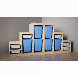 Стеллаж «Голубые облака» - fgospostavki.ru - Королёв