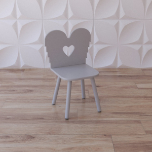 Стул «Ангельское сердечко» белый - fgospostavki.ru - Королёв