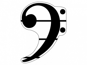 Набор магнитных карточек "Басовый ключ "фа" (3 штуки) - fgospostavki.ru - Королёв