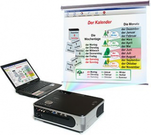 Диск с электронными плакатами, презентациями (электронный учебник) по немецкому языку 52 темы - fgospostavki.ru - Королёв