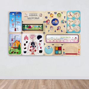 «Азбука здоровья» - Дидактическая настенная панель - fgospostavki.ru - Королёв