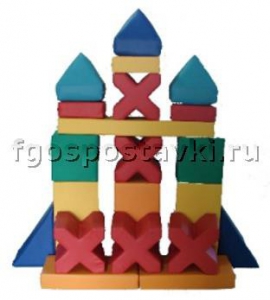 Мягкий модуль-конструктор "Башня" (21 элемент) - fgospostavki.ru - Королёв