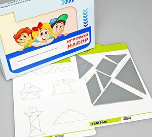 Игровой набор "Танграм" (с комплектом карточек) - fgospostavki.ru - Королёв