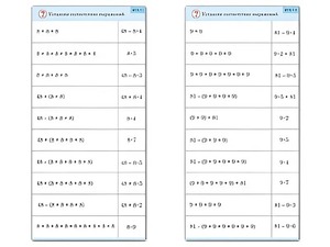 Комплект карточек (10) "Обучающий калейдоскоп. Умножение на 7, 8 и 9" - fgospostavki.ru - Королёв