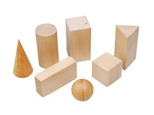 Набор "Тела геометрические" (деревянные) - fgospostavki.ru - Королёв