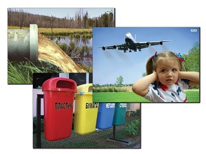 Модель-аппликация "Воздействие человека на окружающую среду" (ламинированная) - fgospostavki.ru - Королёв