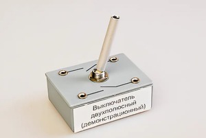 Выключатель двухполюсный (демонстрационный) - fgospostavki.ru - Королёв