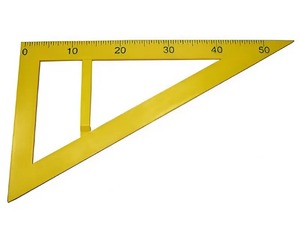 Угольник классный пластмассовый (30 и 60 градусов ) - fgospostavki.ru - Королёв