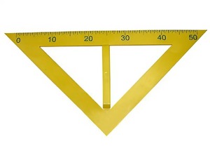 Угольник классный пластмассовый (45 и 45 градусов) - fgospostavki.ru - Королёв