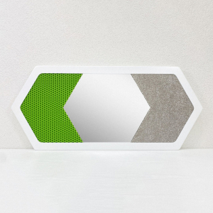 Декоративная тактильная панель 3в1 - «Ворс, Зеркало, Резина» - fgospostavki.ru - Королёв