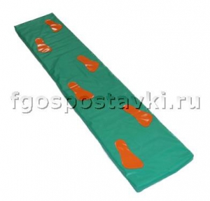 Дорожка массажная в чехле с нашитыми следами (6 следов) - fgospostavki.ru - Королёв