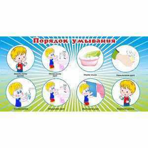 Стенд "Порядок умывания" - fgospostavki.ru - Королёв