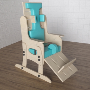 Стул для ребенка с ОВЗ с регулируемой подножкой «Адаптация» №2 - fgospostavki.ru - Королёв