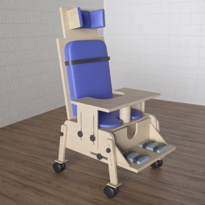 Стул для ребенка с ОВЗ «Новые горизонты» №3 со столешницей фиолетовый - fgospostavki.ru - Королёв