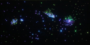 Напольный фиброоптический ковер "Млечный путь" 200х100, 300 точек - fgospostavki.ru - Королёв