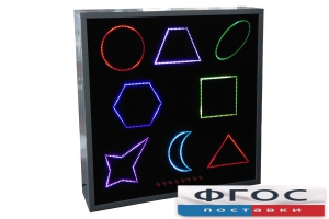 Интерактивная панель «Цветные фигуры 8» (вариант 3) - fgospostavki.ru - Королёв