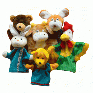 Набор перчаточных кукол "Зайкина избушка" - fgospostavki.ru - Королёв