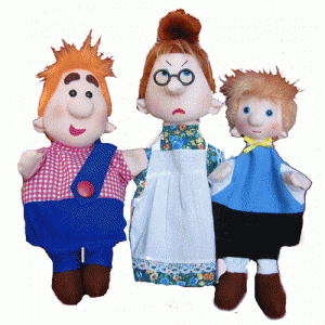 Набор перчаточных кукол "Карлсон, который живет на крыше" - fgospostavki.ru - Королёв