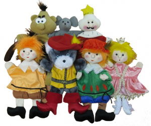 Набор перчаточных кукол "Кот в сапогах" - fgospostavki.ru - Королёв