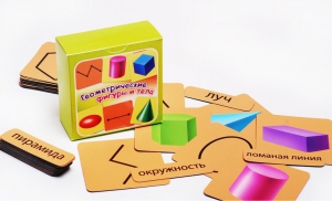 Набор магнитных карточек "Геометрические фигуры и тела" - fgospostavki.ru - Королёв