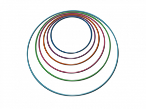 Обруч гимнастический стальной окрашенный утяжеленный (900 миллиметров, 1050 грамм) - fgospostavki.ru - Королёв
