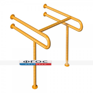 Поручень для раковины с опорой "Антибак" 850x650х650 миллиметров - fgospostavki.ru - Королёв