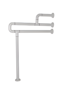 Поручень напольно-настенный с антибактериальным покрытием (белый) - fgospostavki.ru - Королёв