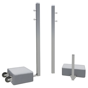 Бадминтонные стойки мобильные (с противовесами, на колесах) - fgospostavki.ru - Королёв