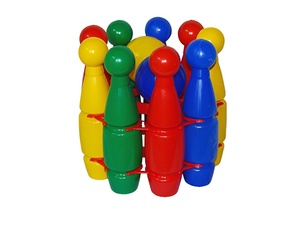 Кегли (9 штук, 2 мяча) - fgospostavki.ru - Королёв