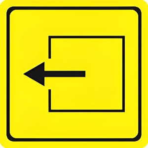 Тактильный знак (выход из помещения) 150х150 - fgospostavki.ru - Королёв